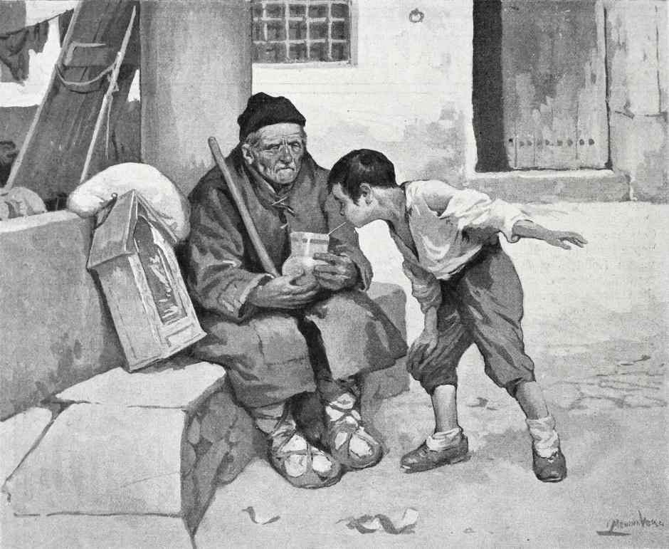 Escena del jarro de vino por Medina Vera
