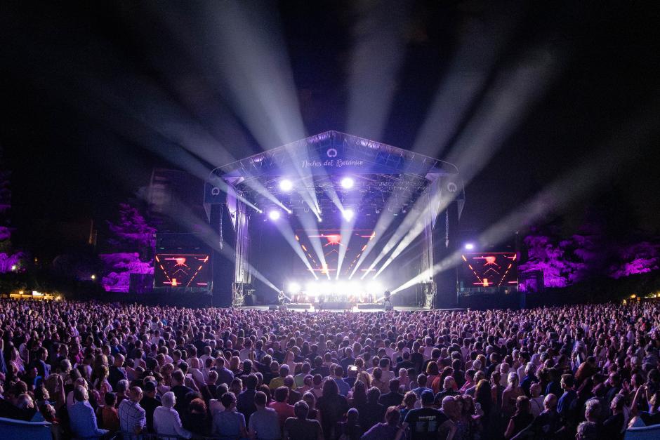 Escenario del festival de las Noches del Botánico