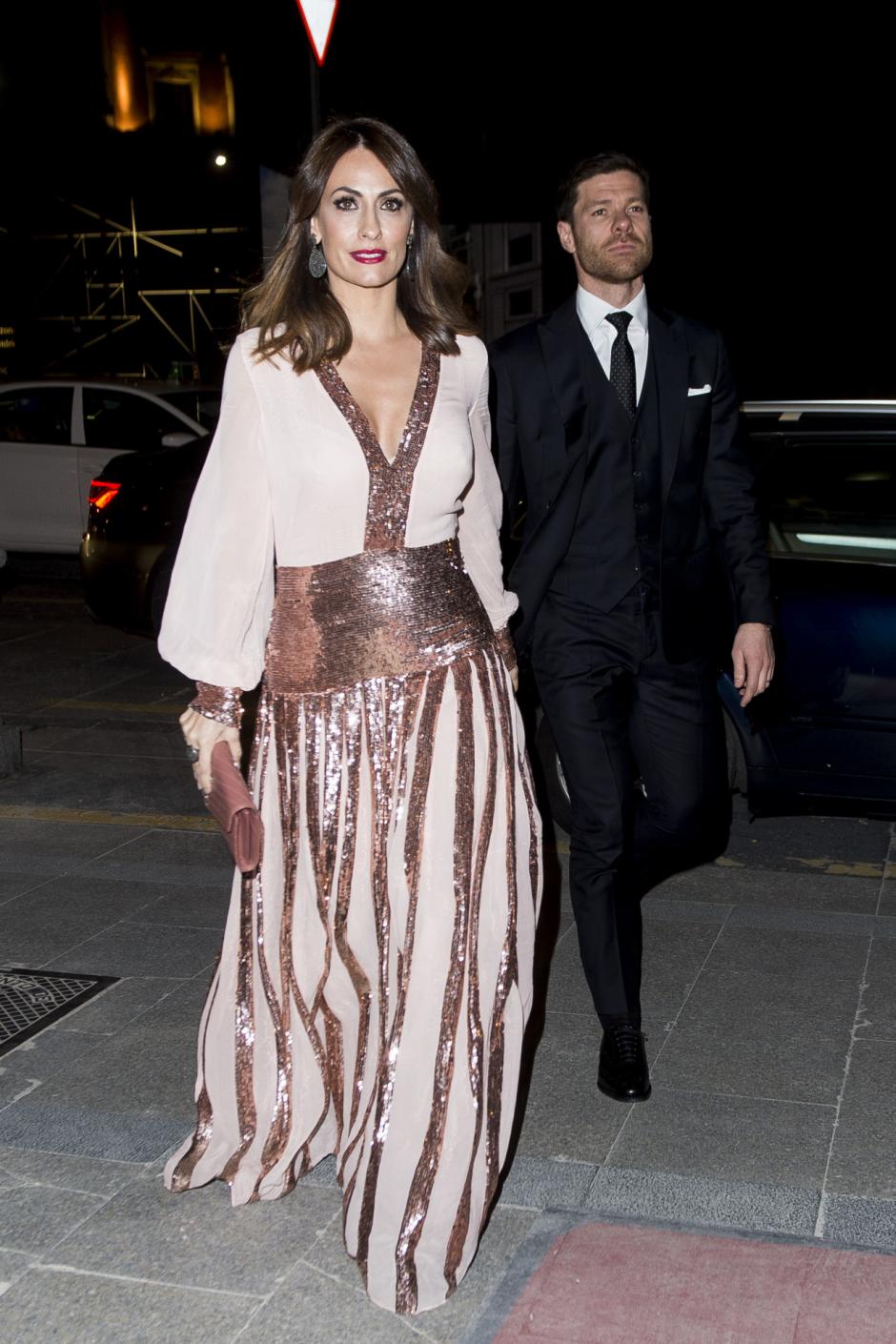 Xabi Alonso y Nagore Aramburu en 2018