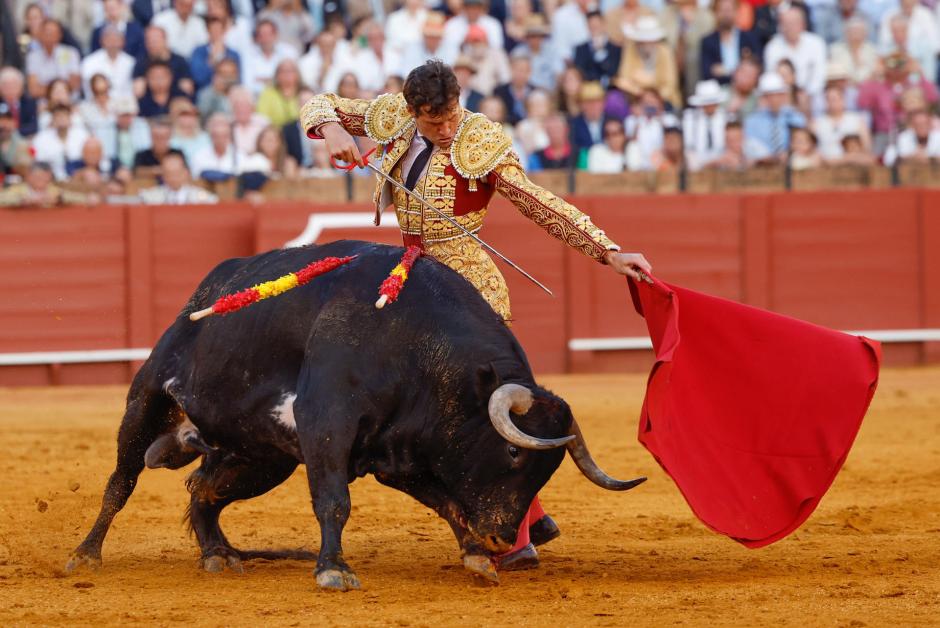 Daniel Luque, con el quinto de la tarde