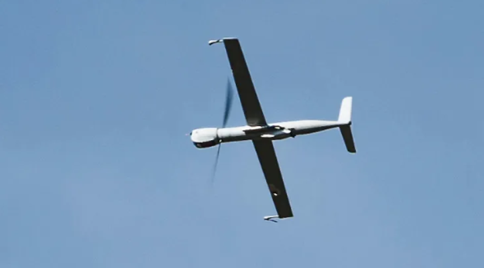Flexrotor en vuelo, ya en cumplimiento de la misión asignada