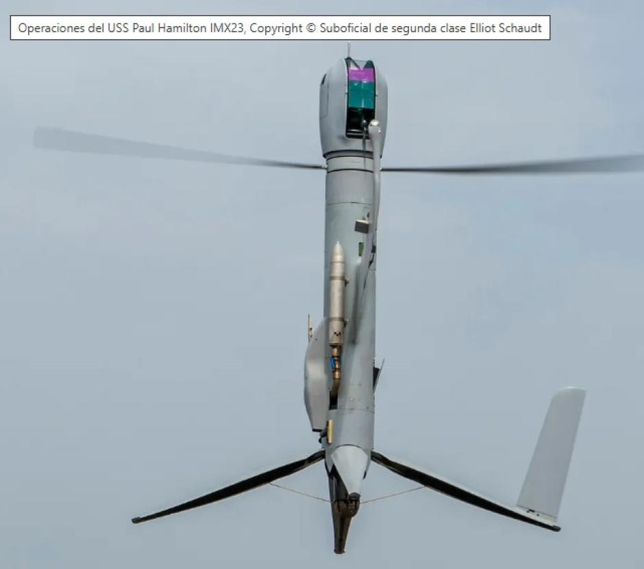 Flexrotor es un sistema aéreo no tripulado (UAS) táctico de despegue y aterrizaje vertical (VTOL) de pequeño tamaño