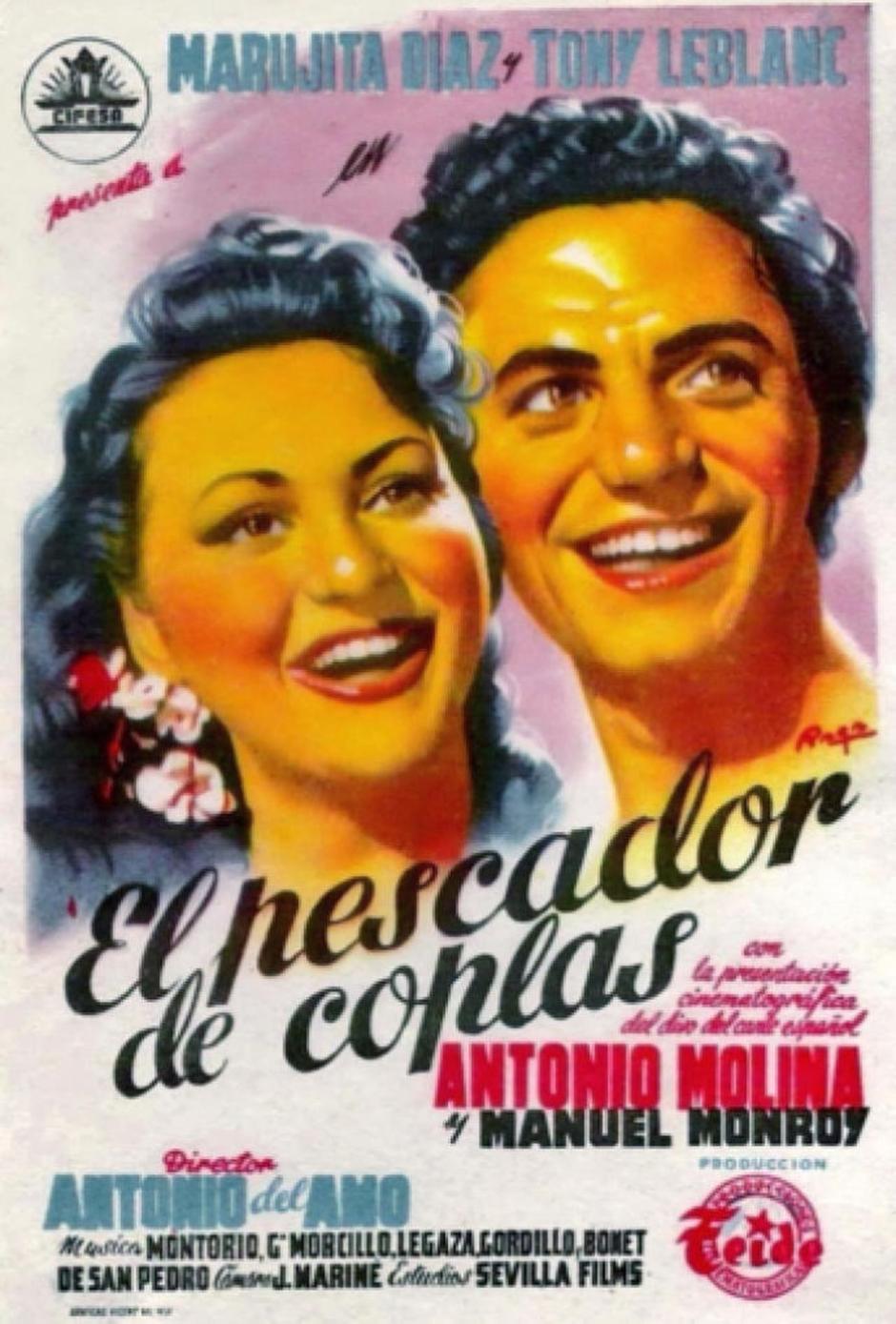 Cartel de 'El pescador de coplas'