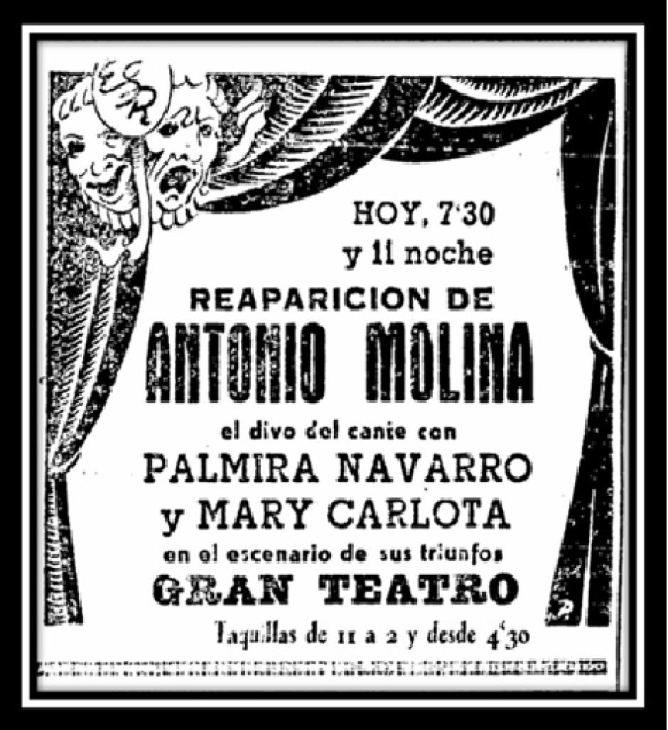 Diario 'Córdoba' del 29 de marzo de 1952, ya como cabeza de cartel