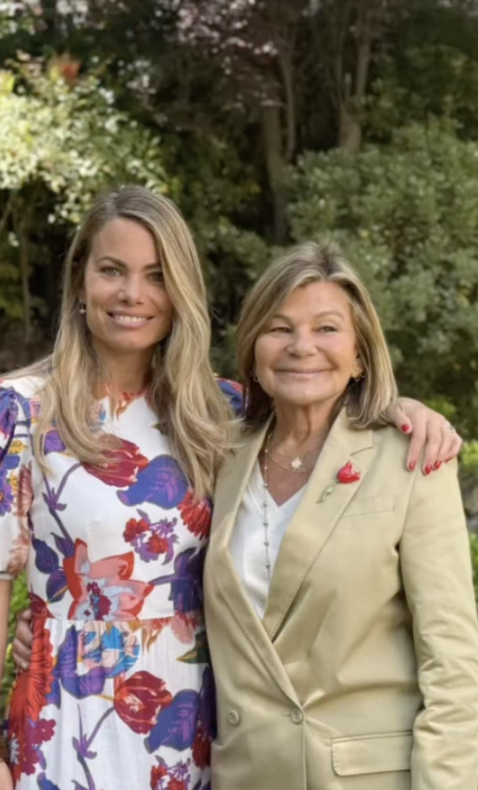 Cari Lapique y su hija Carla Goyanes