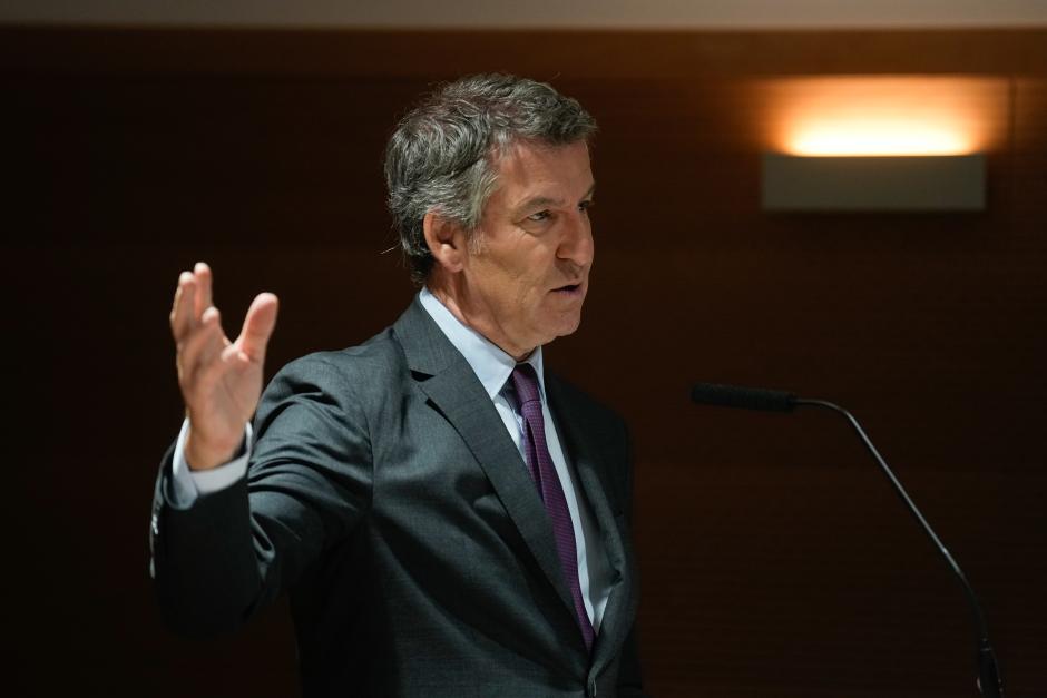 El líder del Partido Popular, Alberto Núñez Feijóo