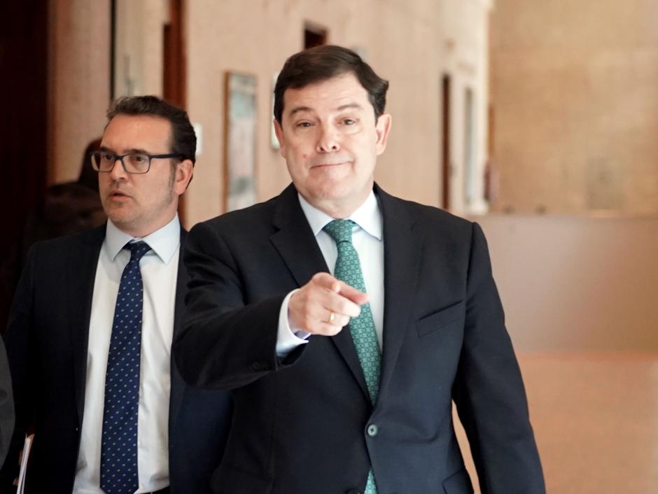 El presidente de la Junta, Alfonso Fernández Mañueco