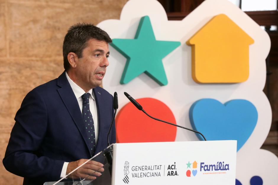 Carlos Mazón en el acto por el Día Internacional de las Familias