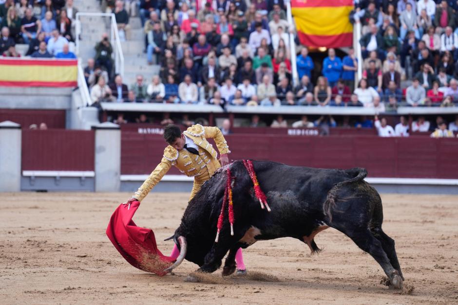 Alejandro Chicharro, con el primero de la tarde