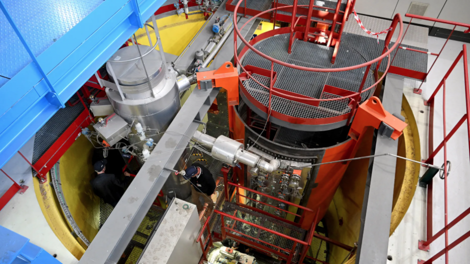Vistazo de un minireactor nuclear