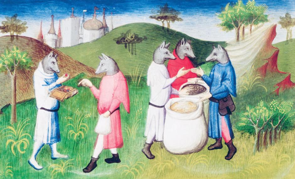 Se dice que las islas Andamán, situadas en el golfo de Bengala, estaban habitadas por lobos con cabeza de lobo, representados en un "libro de las maravillas" publicado en París a principios del siglo XV