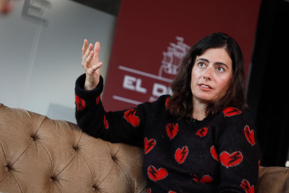 La periodista Emilia Landaluce en una entrevista con El Debate