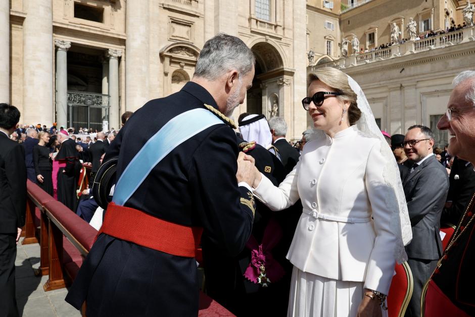 Don Felipe y la Reina Matilde de Bélgica