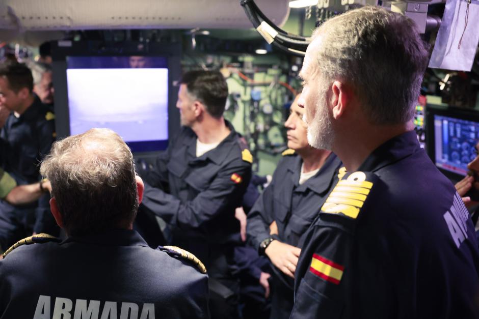 El Rey comprueba la operatividad del submarino