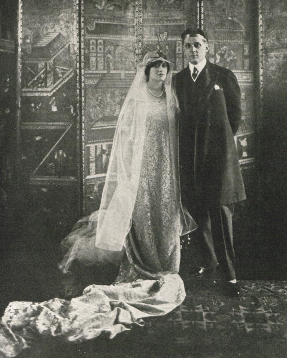 Boda entre Antoine Bibesco e Isabel Asquith en 1919