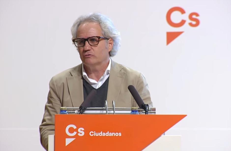 El secretario general de Ciudadanos, Carlos Pérez-Nievas