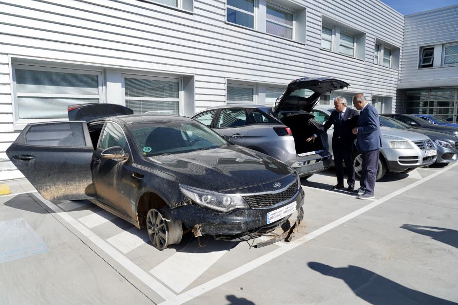 Coches de alta gama incautados en la 'Operación Churruca', en Valladolid
