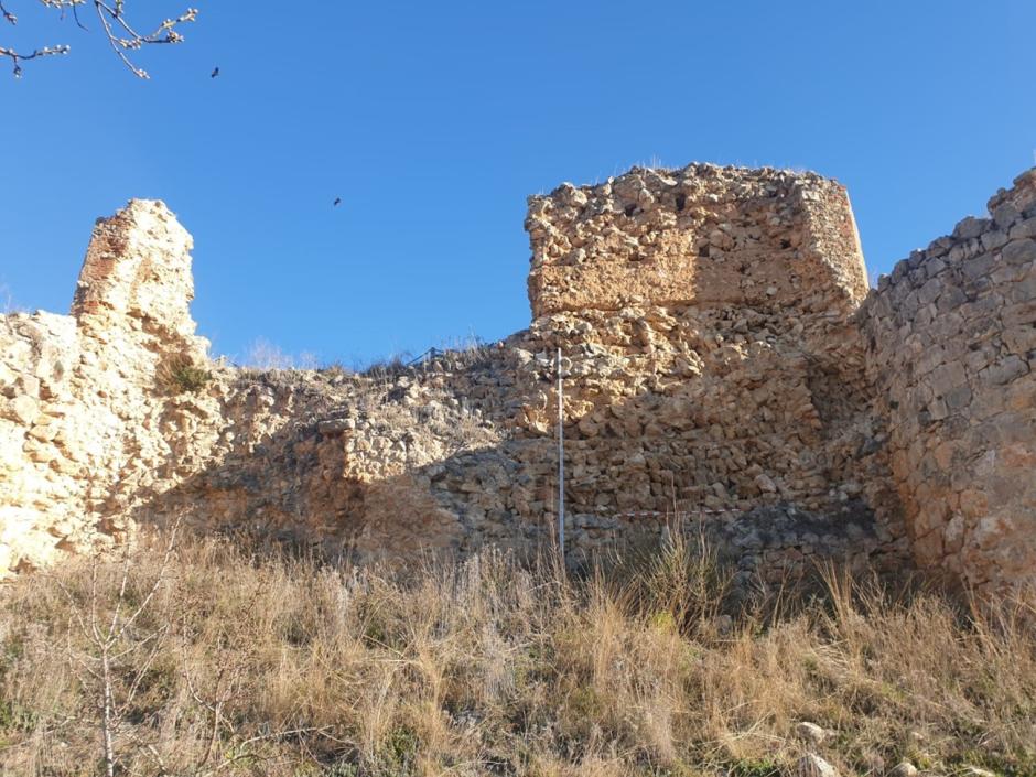 Estado actual de la muralla de Berlanga