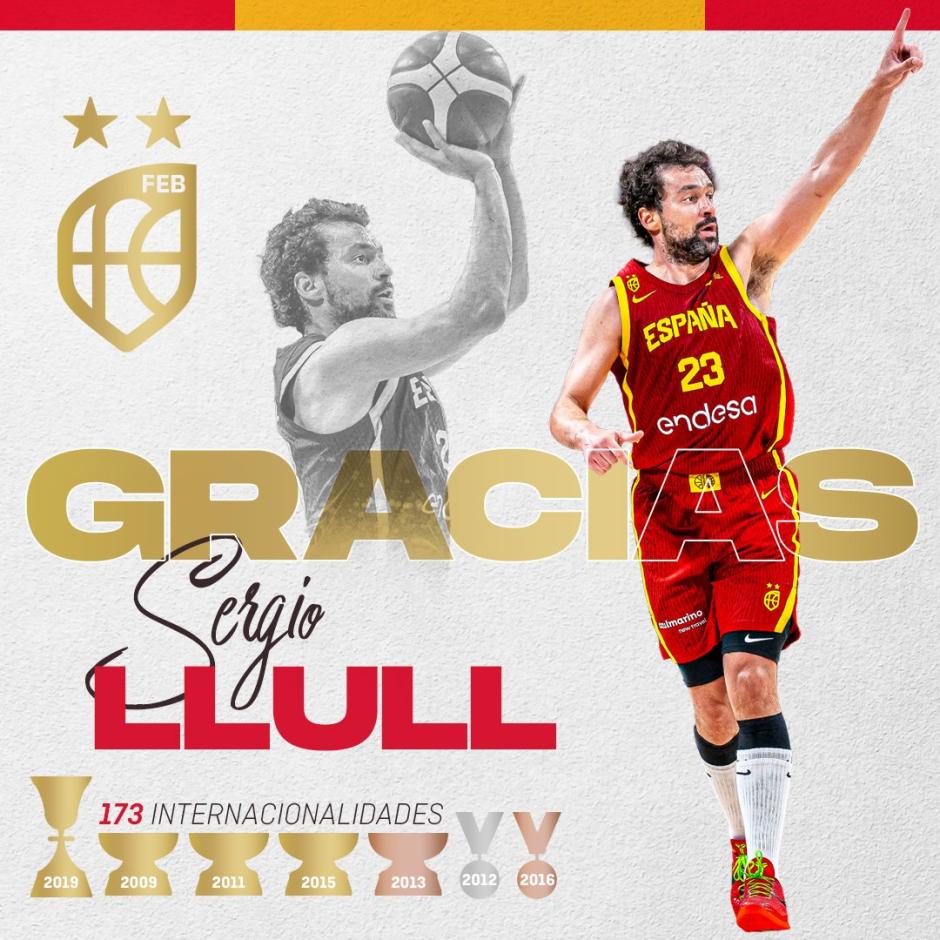 Sergio Llull se retira de la Selección Española de Baloncesto