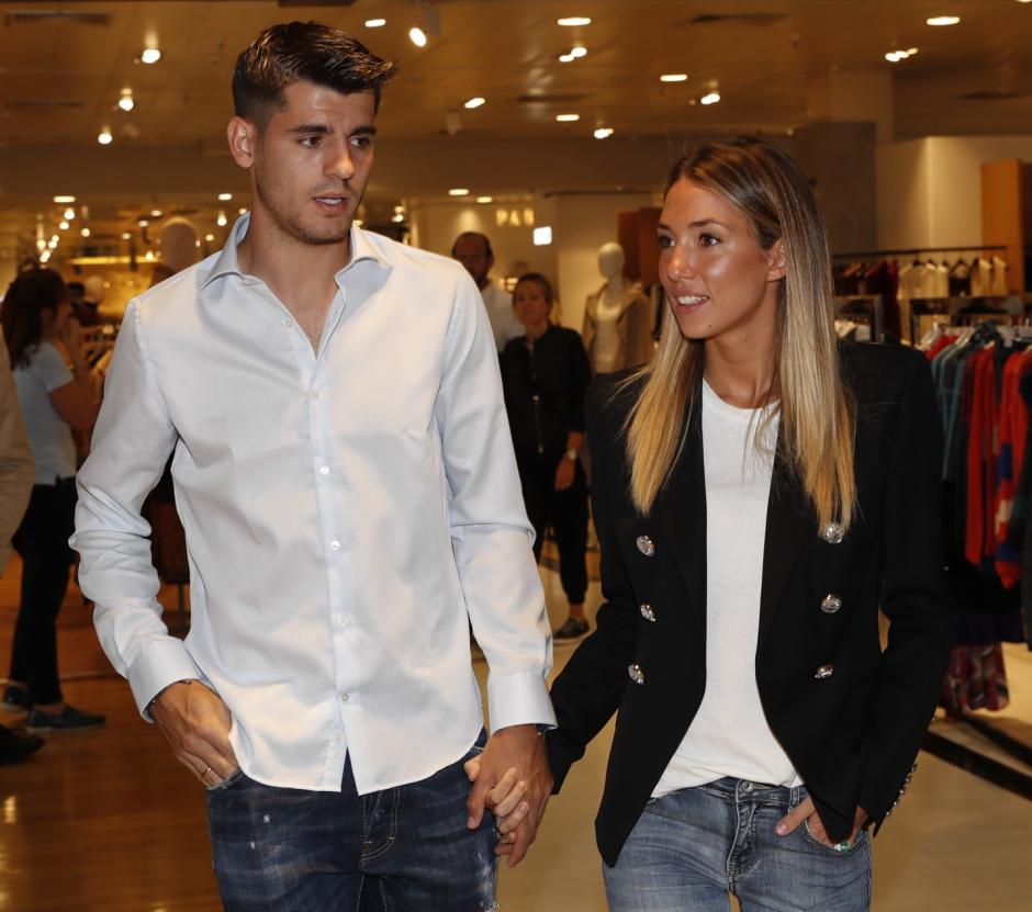 Morata y Alice Campello