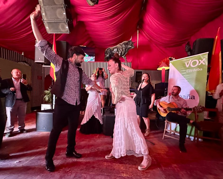 El cuadro flamenco en la Caseta La Montera