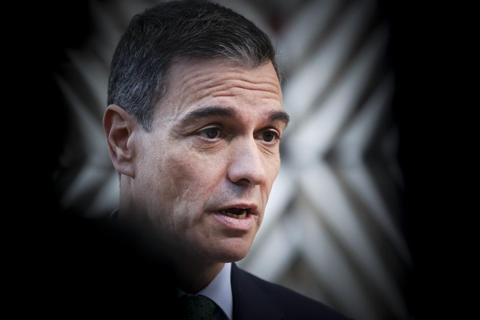 Prime Minister of Spain Pedro Sánchez attends the special EU leaders meeting