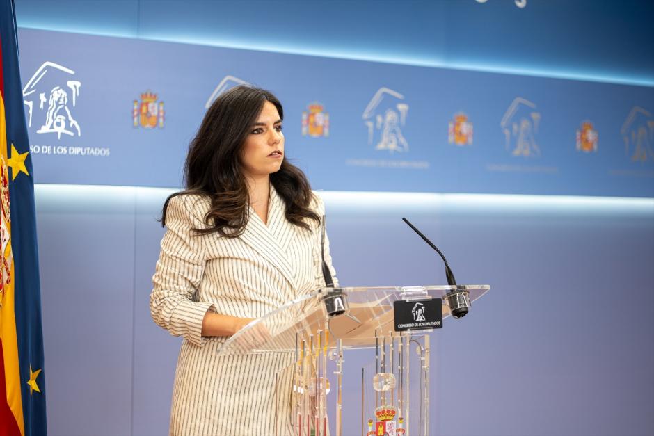 La portavoz de Vox en el Congreso, Pepa Millán