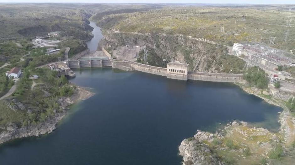 Presa de Ricobayo, en Zamora