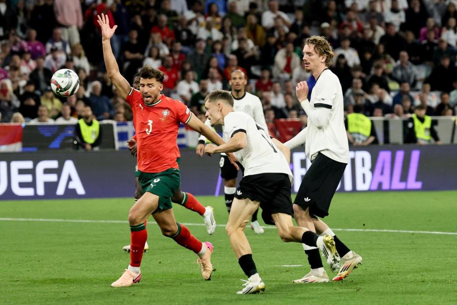 Florian Wirtz of Germany anotó el 1-0 en la semifinal de la Nations League frente a Portugal
