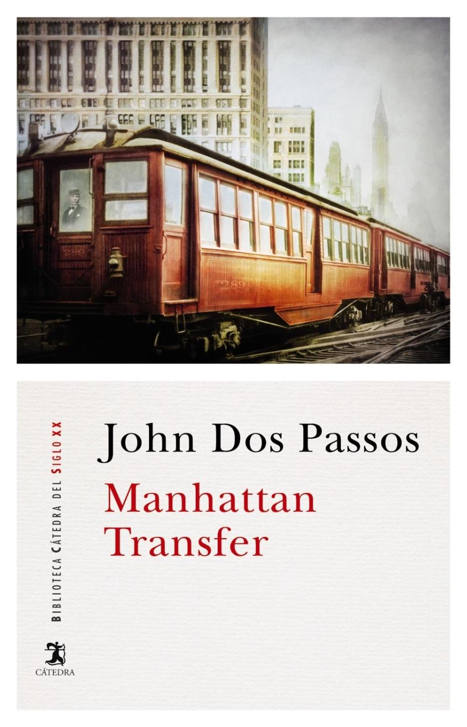 Portada de la novela el 'Manhattan Transfer'