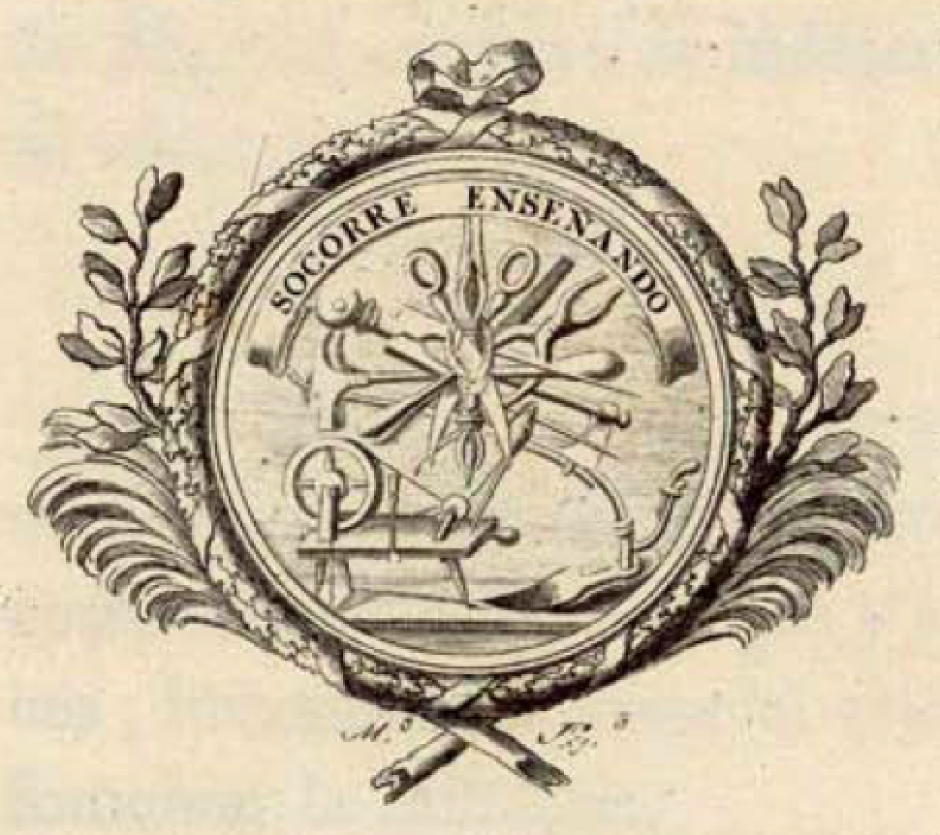 Emblema de la Real Sociedad Económica de Madrid, 1794