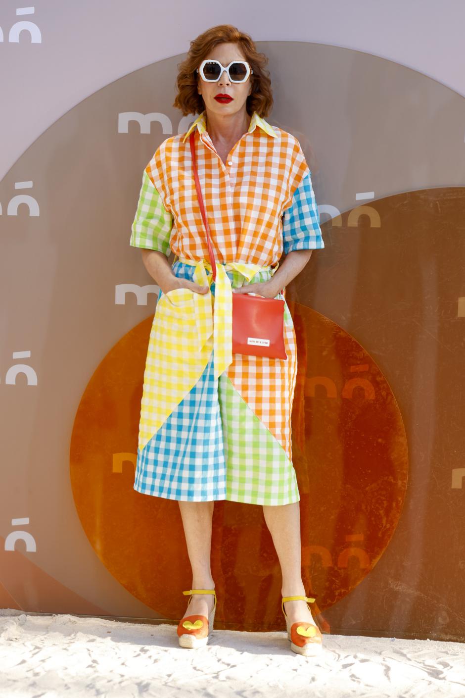 Isabe Gemio at photocall for Casa Mo Brand event in Madrid on Thursday, 5 June 2025.