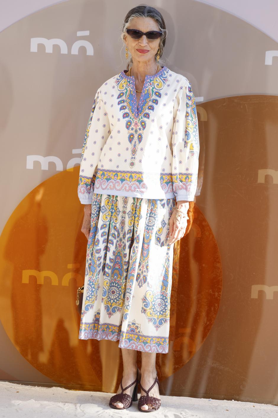 Arancha del Sol at photocall for Casa Mo Brand event in Madrid on Thursday, 5 June 2025.