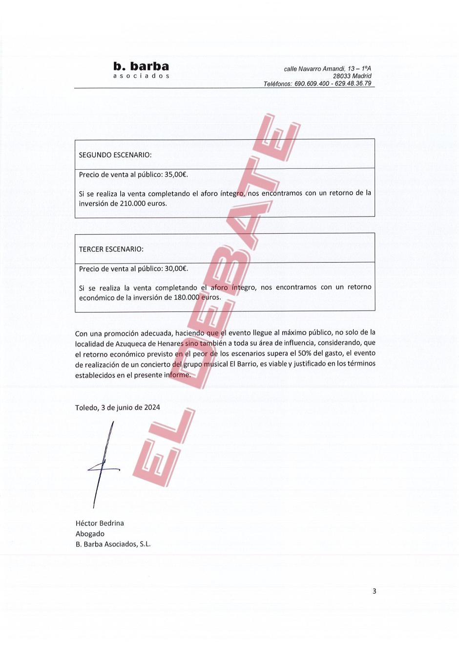 Informe de mercado sobre el concierto de El Barrio