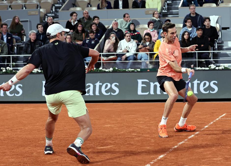 Marcel Granollers y Horacio Zeballos en acción
