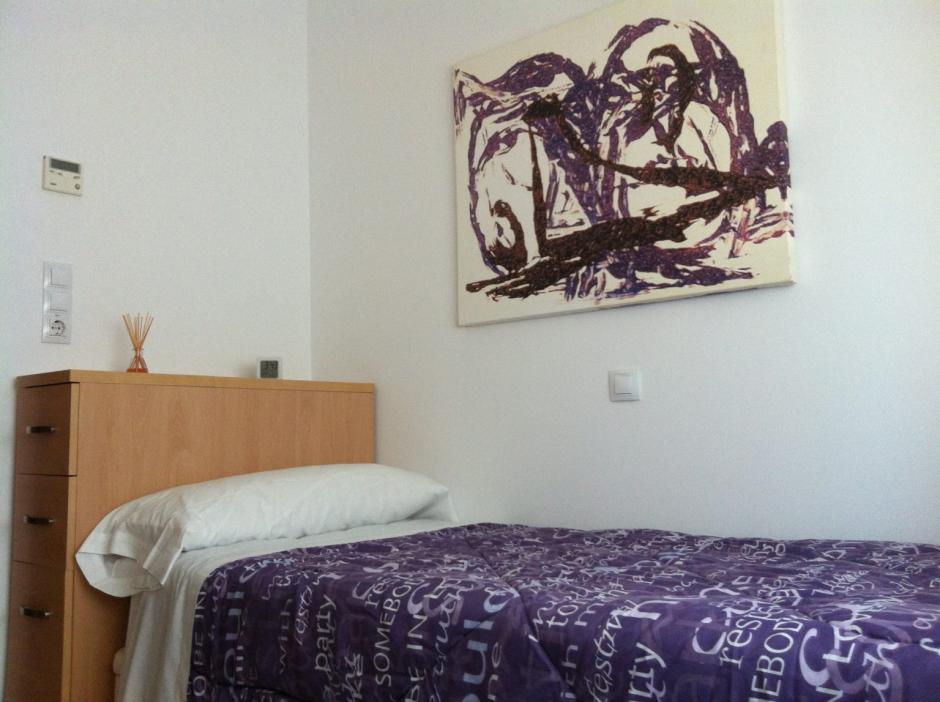 Habitación de Europa House, donde se encuentran acogidos los inmigrantes irregulares