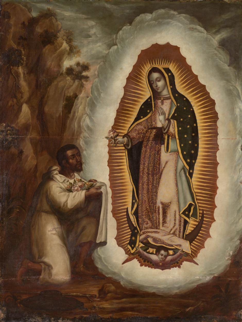 Tercera aparición de la Virgen de Guadalupe, atribuido a Juan Correa