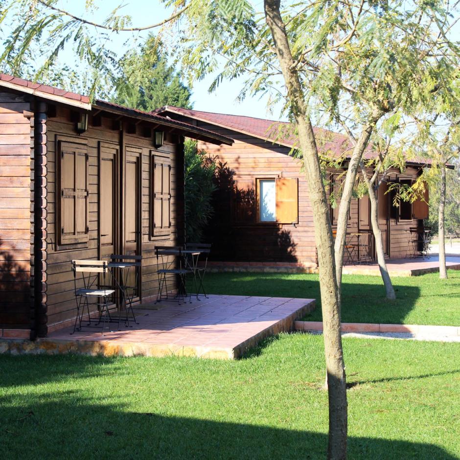 Cabañas del recinto en Villena