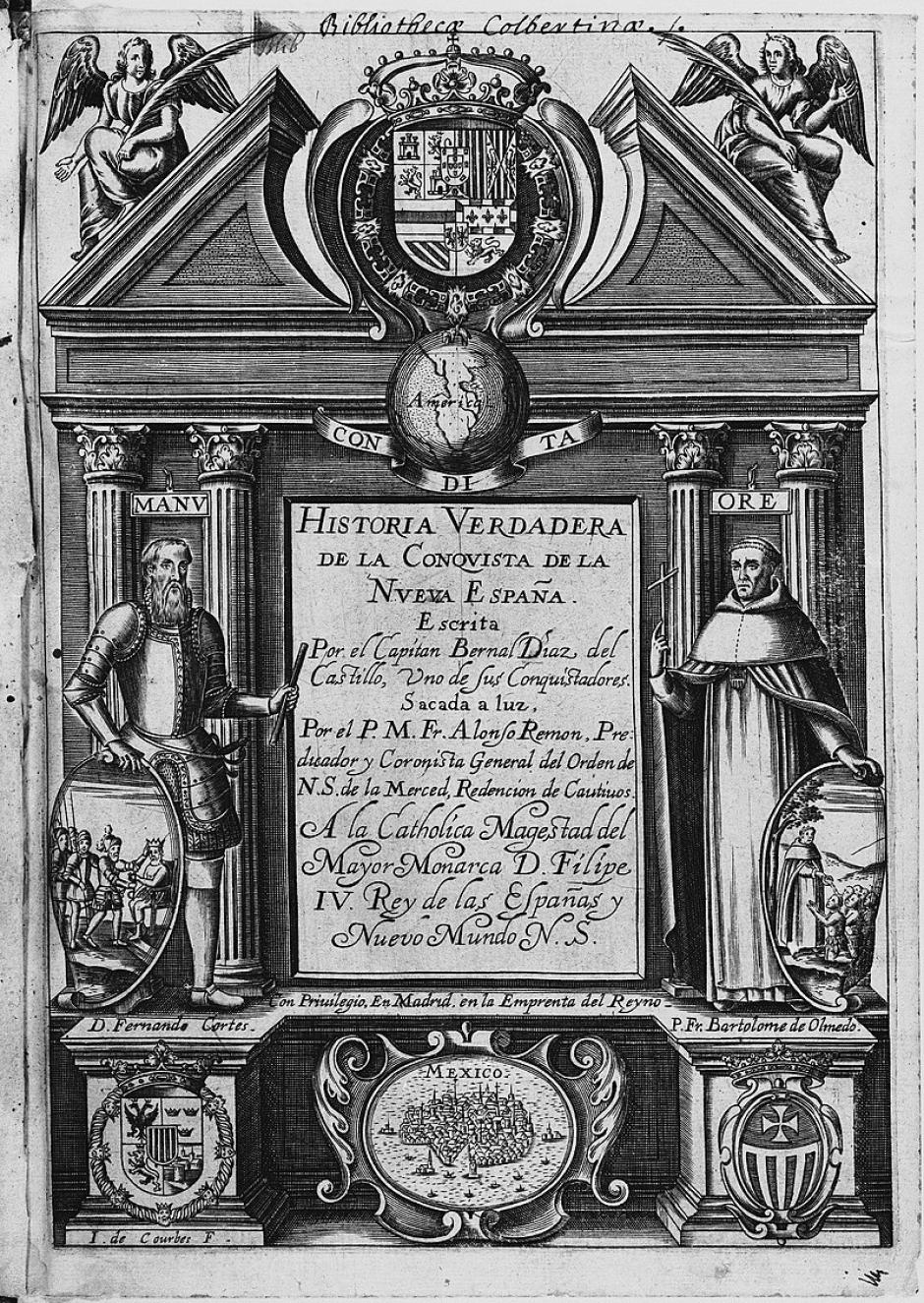 Portada de la Historia verdadera, 1632