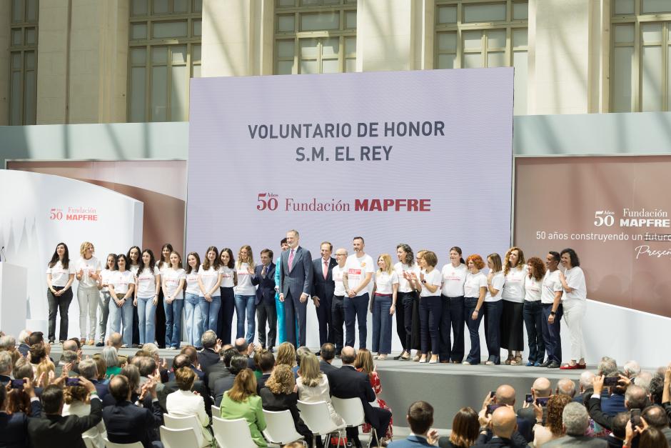 Don Felipe, en el 50 aniversario de la Fundación Mapfre