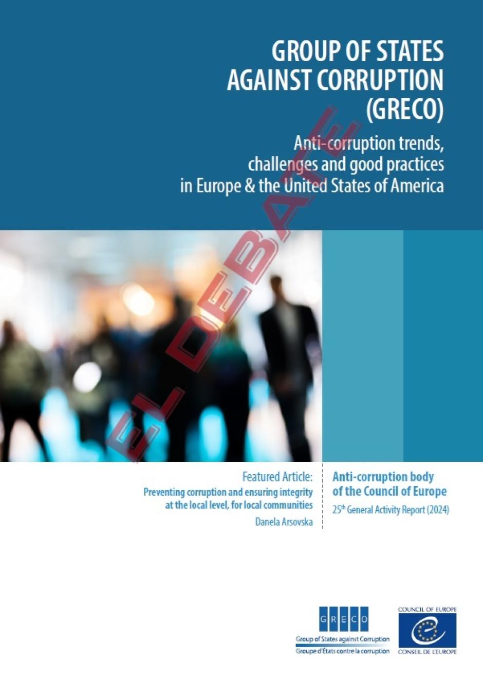 Informe anual publicado por el GRECO el 5 de junio de 2025