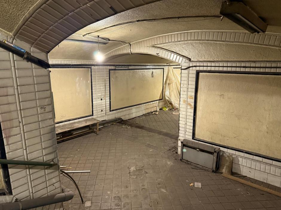 Túnel de Metro de Madrid entre Noviciado y Plaza de España