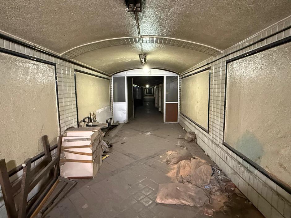 Túnel de Metro de Madrid entre Noviciado y Plaza de España