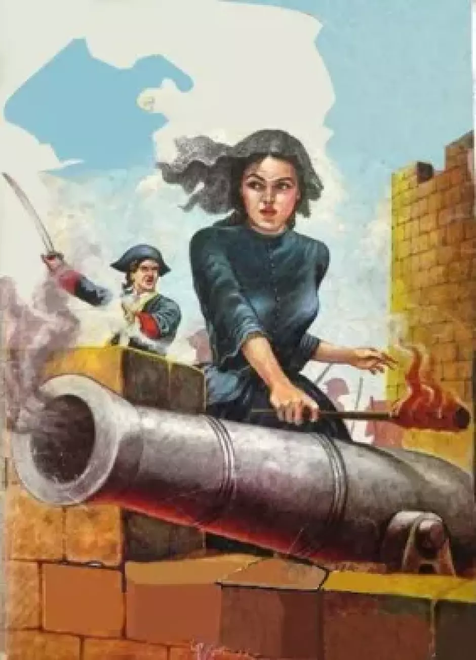 Rafaela Herrera. Obra de Ari Pena