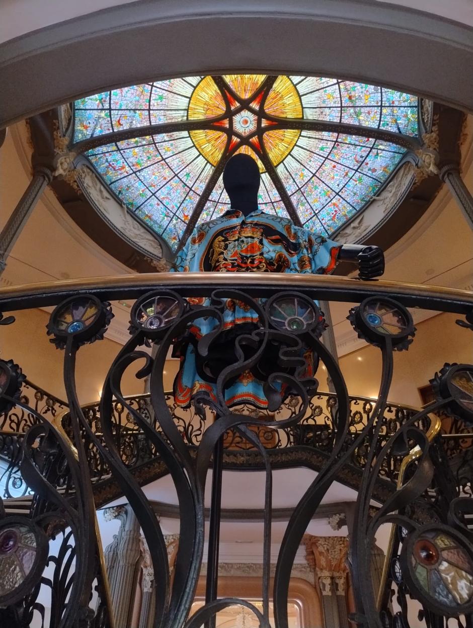 Escaleras del Palacio de Longoria, normalmente cerradas al público