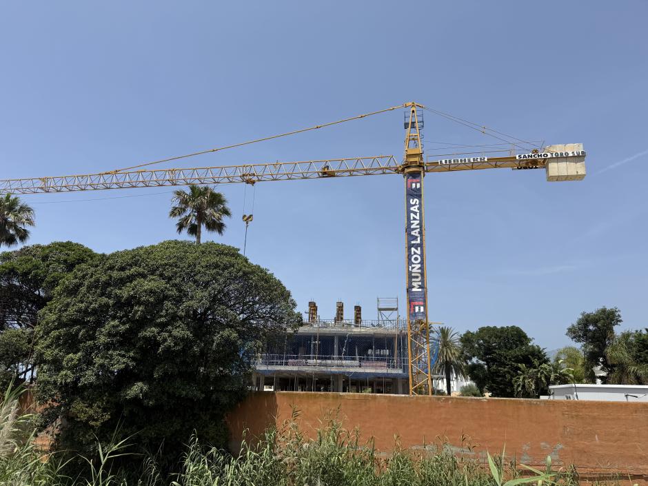 Obras de la casa de Antonio Banderas