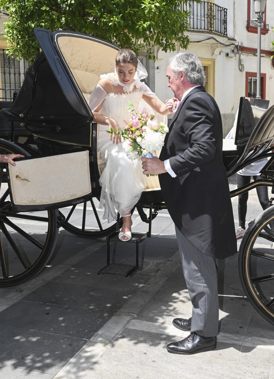 Leticia Fernandez de Villavicencio y su padre Carlos Fernández de Villavicencio