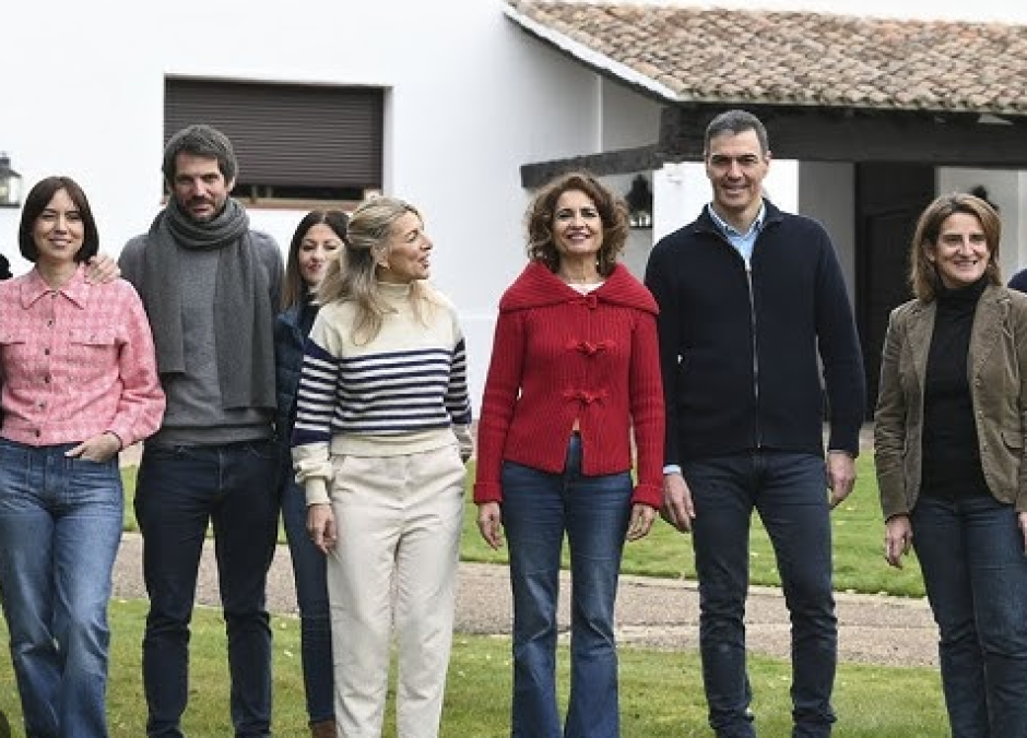Gobierno de Sánchez reunido en quintos de mora
