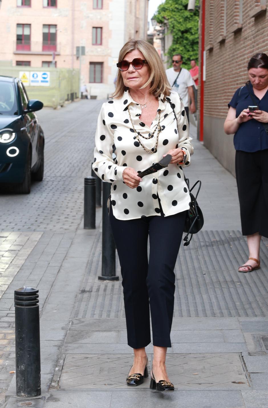 Rocio Monasterio,Ivan Espinosa de los Monteros  during funeral of Francisco de Borbon y Escasany in Madrid on Monday, 16 June 2025.