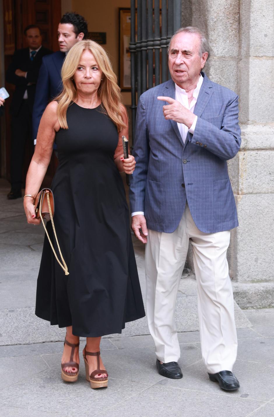 Cary Lapique  during funeral of Francisco de Borbon y Escasany in Madrid on Monday, 16 June 2025.